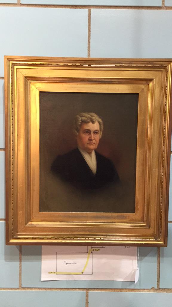 19TH CENTURY OIL ON CANVAS PORTRAIT OF LADY (1 of 8)