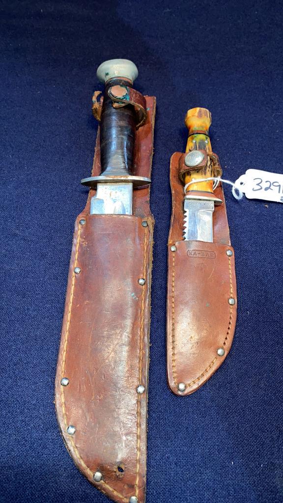 WWII PAL RH-36 FIGHTING KNIFE & SHEATH/ KA-BAR KNI (1 of 10)
