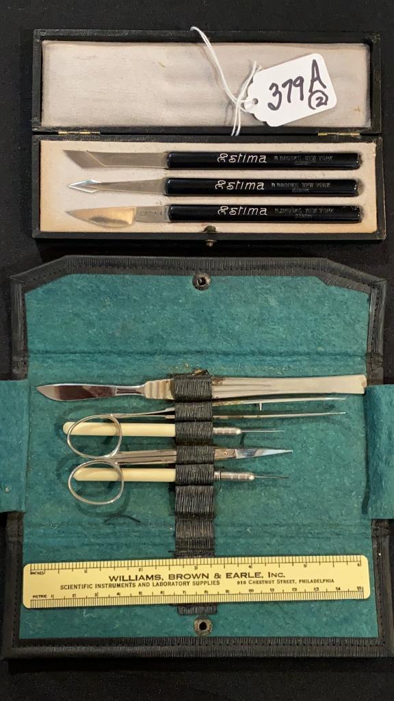 2 DOCTOR / SCALPEL SETS (1 of 12)
