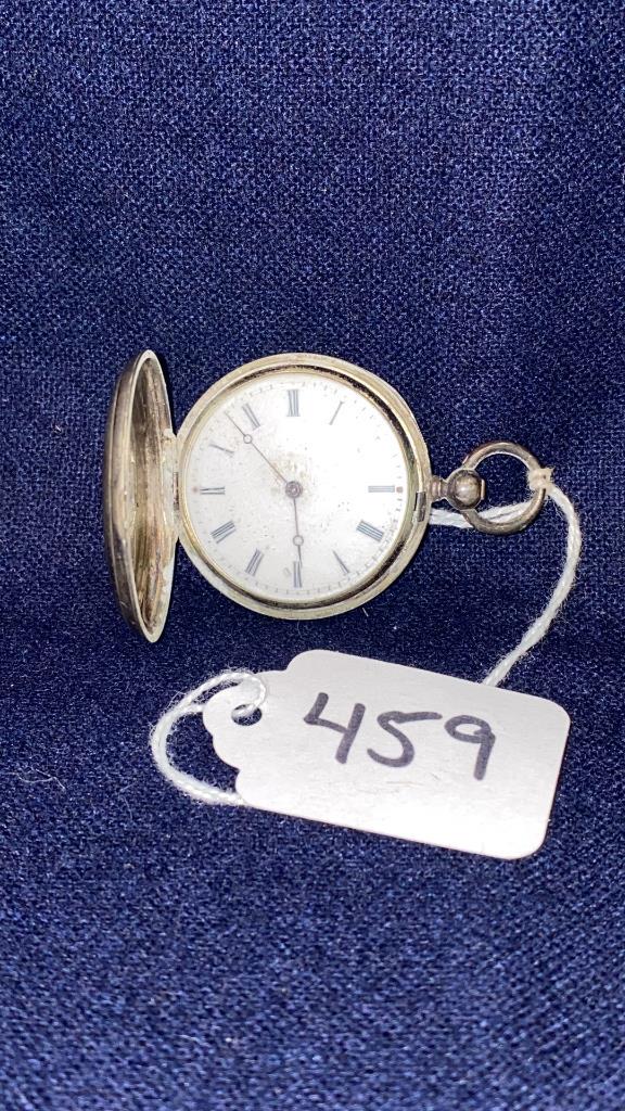 ANTIQUE HENRY CAPT GENEVE SILVER WATCH (1 of 7)