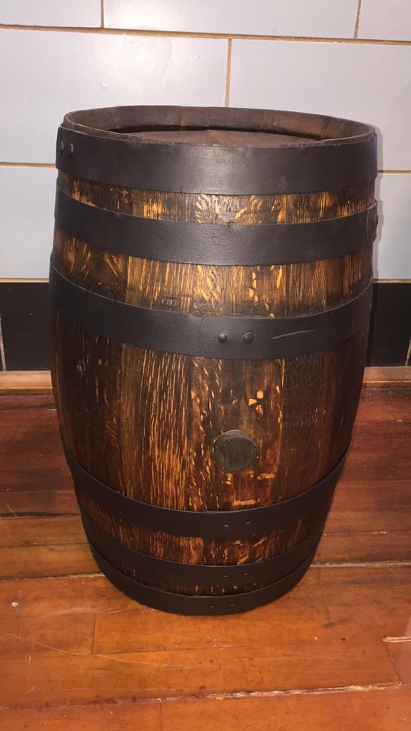 OAK BARREL / KEG  21" TALL (1 of 4)
