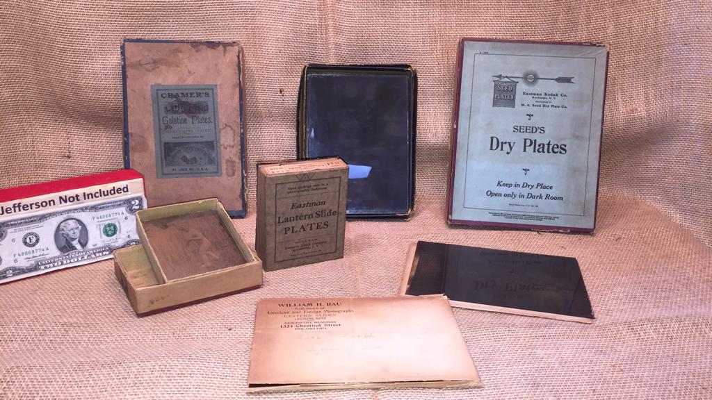 OLD PHOTOGRAPHY LOT, KODAK LANTERN SLIDES, (1 of 4)