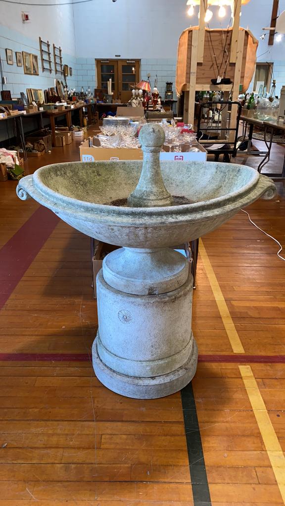 4 PIECE CONCRETE FOUNTAIN (1 of 7)