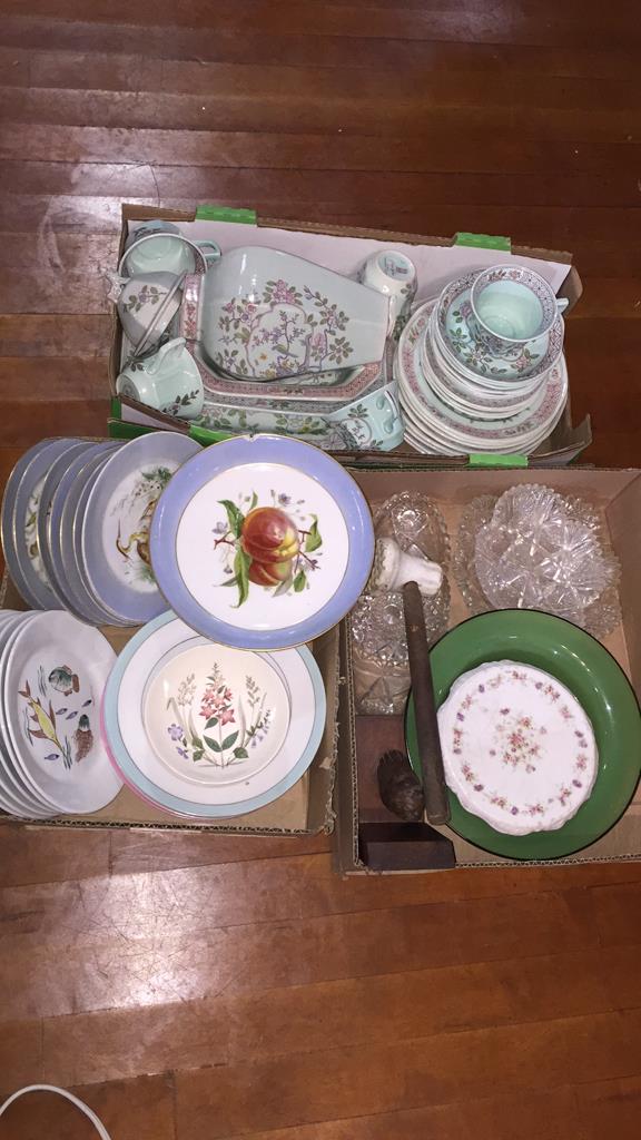 PARTIAL SET WEDGWOOD/ADAMS CHINA AND LOT (1 of 8)