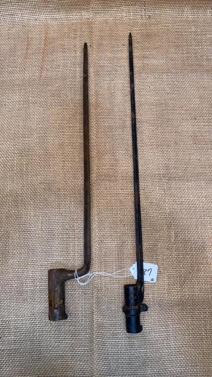 2 ANTIQUE BAYONETS: ~