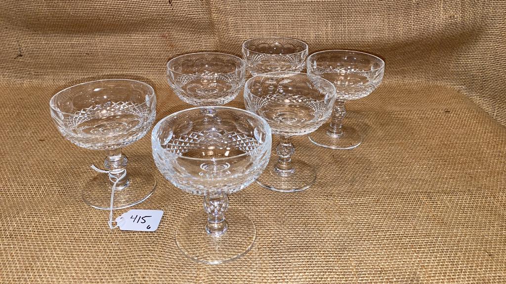 SET OF 6 WATERFORD STEMWARE (1 of 5)