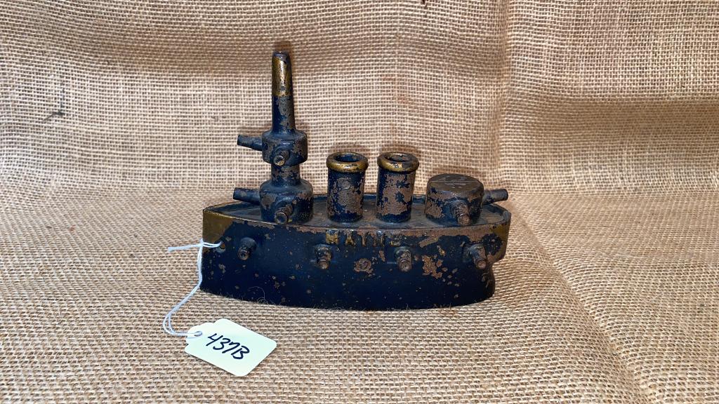 LARGE BATTLESHIP "MAINE" STILL BANK (1 of 7)