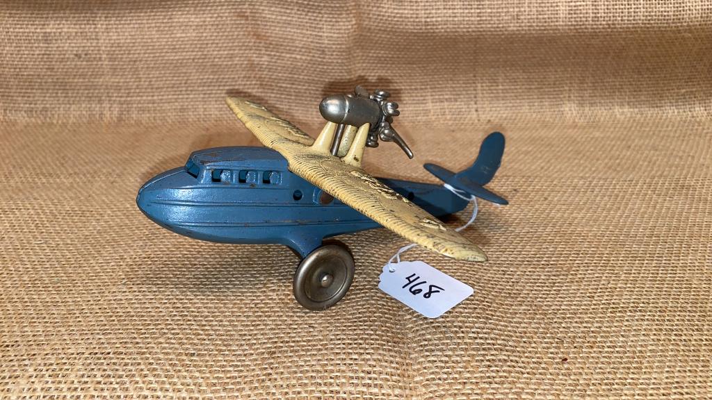 ANTIQUE SEA GULL TOY PLANE (1 of 5)