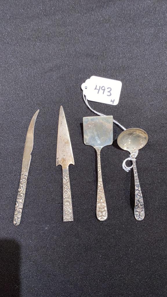 3 SM. REPOUSE CHILD'S STERLING PIECES  ~  2.36 (1 of 3)