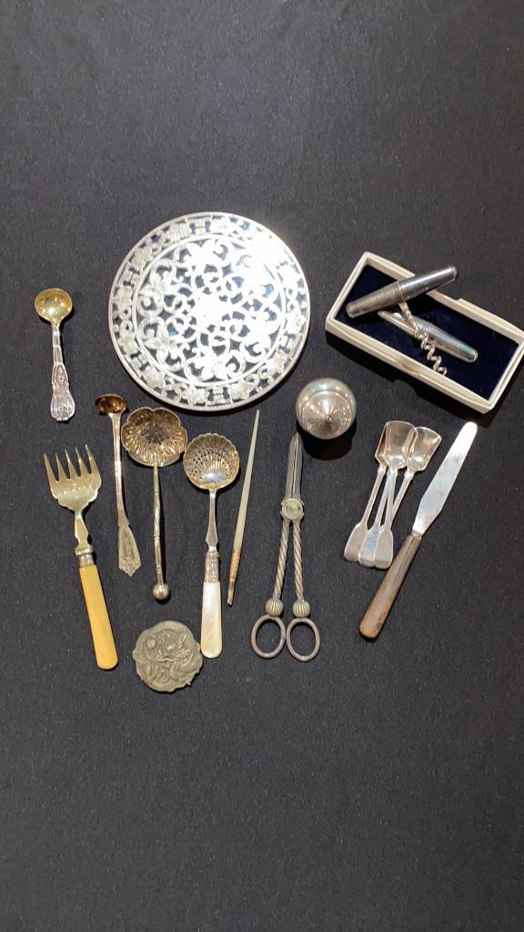 STERLING OVERLAY & SILVER PLATE LOT (1 of 5)