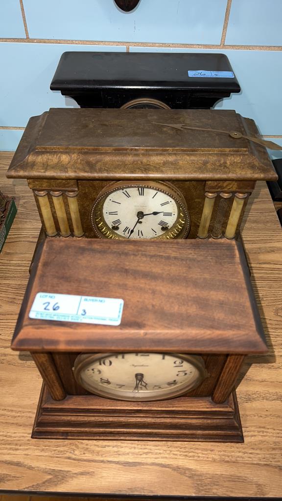 3 MANTEL CLOCKS (1 of 4)