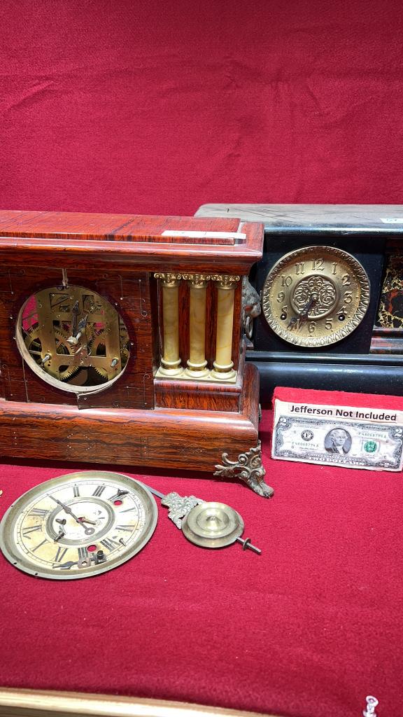 2 MANTEL CLOCKS (1 of 3)