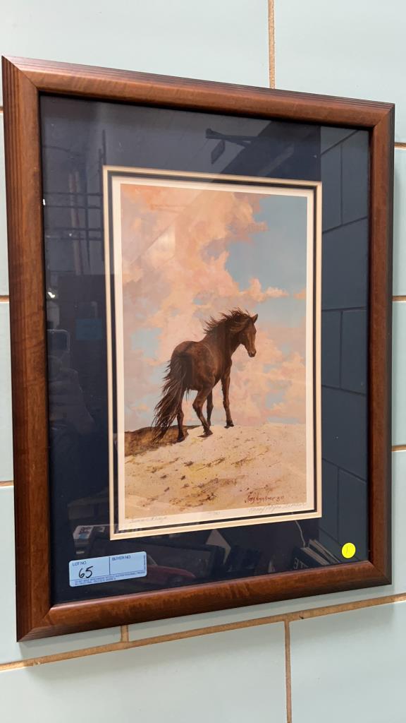 "SUMMER BREEZE" PRINT SIGNED NANCY HOGAN ARMOUR (1 of 3)