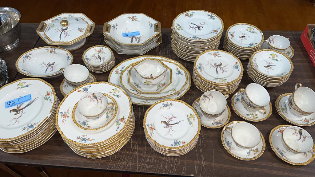 LARGE SET THEO HAVILAND LIMOGES DISHES (1 of 3)