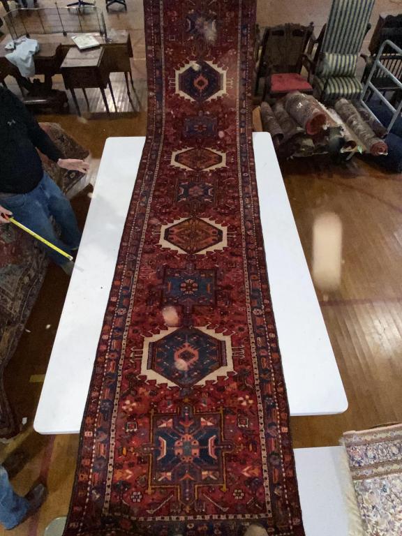 HANDMADE RUNNER RUG 13'7" X 3'3" (1 of 6)