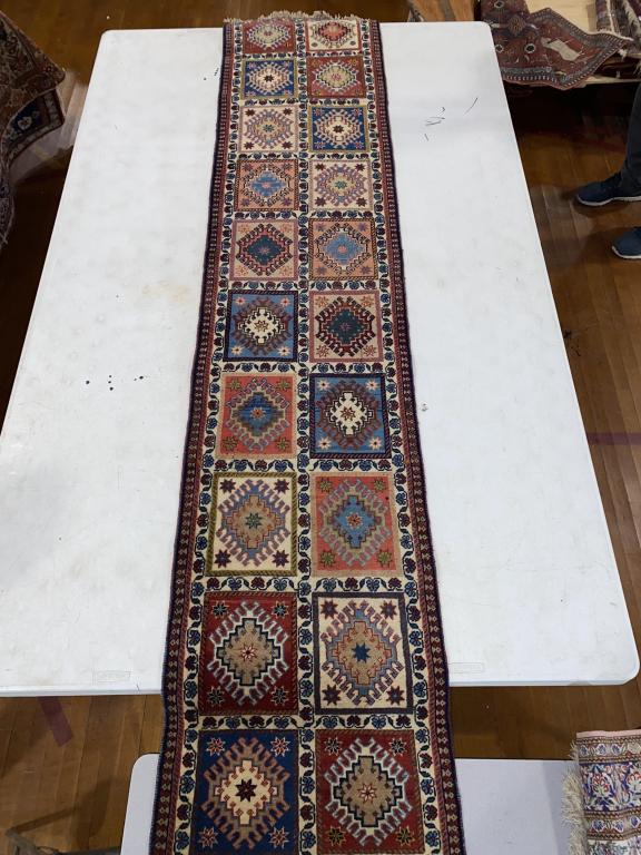 HANDMADE RUNNER RUG 9'7" X 24" (1 of 4)