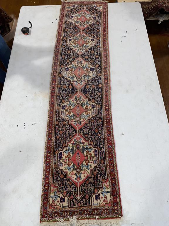 HANDMADE RUNNER RUG 7'10" X 22" (1 of 5)