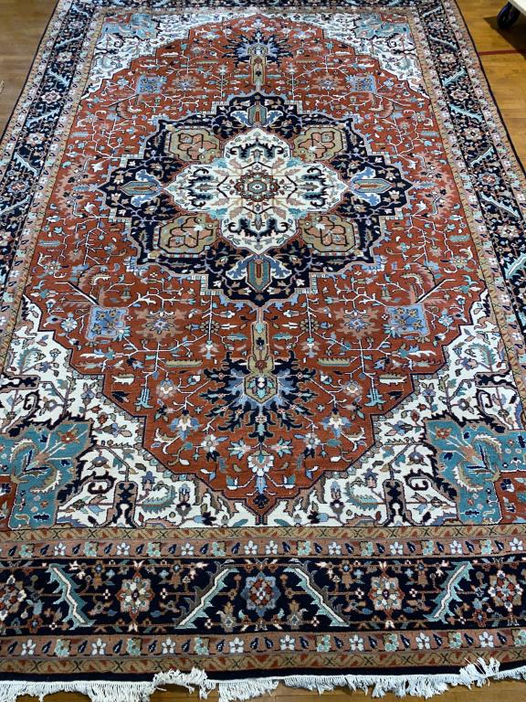 HANDMADE ROOM SIZE RUG 18'4" X 12' (1 of 5)