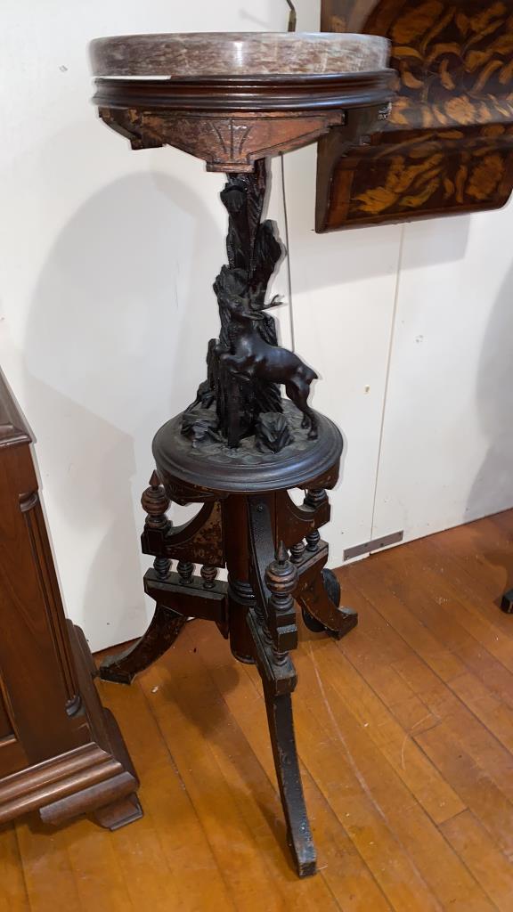 PR CARVED CANDLE STANDS W/ ANIMALS (1 of 8)
