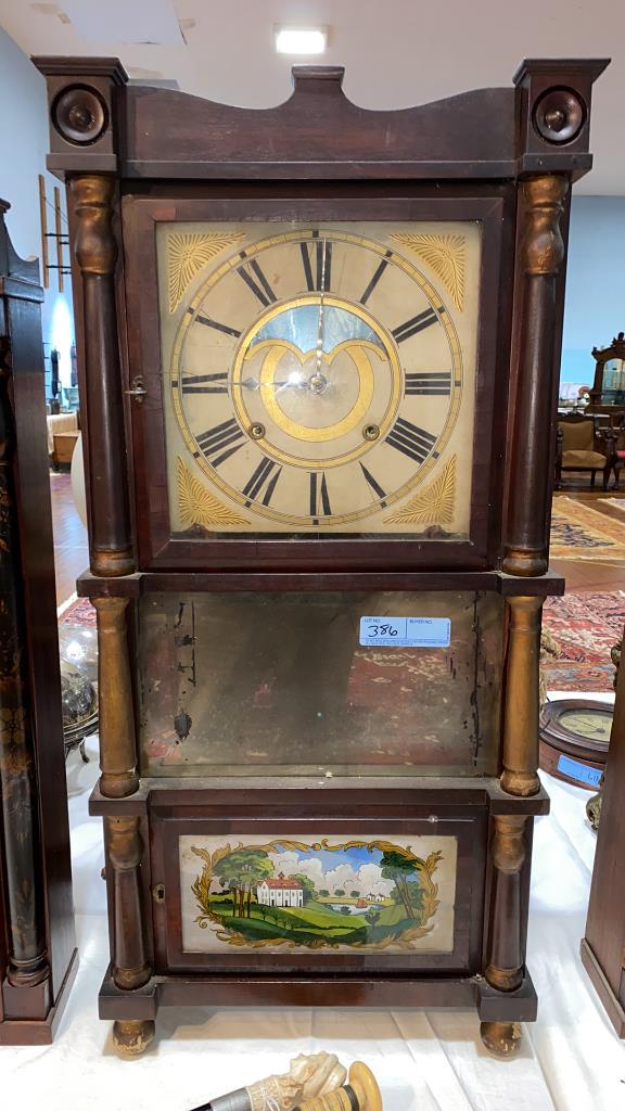 BIRGE & GILBERT ANTIQUE FEDERAL CLOCK (1 of 5)