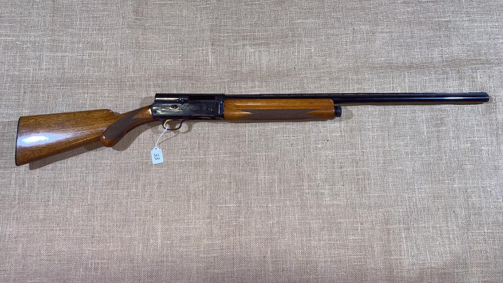 BROWNING A-5 LIGHT 12 GA ~ 2 3/4" BELGIUM: MODERN FIREARMS WILL REQUIRE FEDERAL BACKGROUND CHECKS AND WILL BE $30 PER GUN ($75 PER PISTOL). ALL LONG GUNS WILL NEED TO BE PICKED UP IN GALENA MD AND ALL PISTOLS WILL NEED TO BE PICKED UP IN ST MI