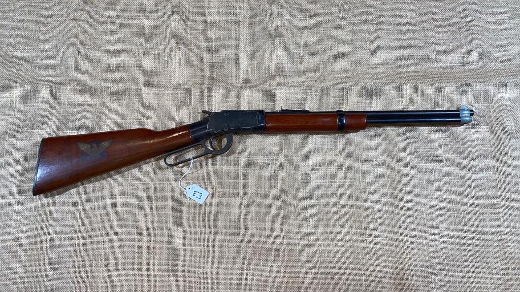 ITHICA LEVER ACTION .22 CAL. RIFLE: MODERN FIREARMS WILL REQUIRE FEDERAL BACKGROUND CHECKS AND WILL BE $30 PER GUN ($75 PER PISTOL). ALL LONG GUNS WILL NEED TO BE PICKED UP IN GALENA MD AND ALL PISTOLS WILL NEED TO BE PICKED UP IN ST MI