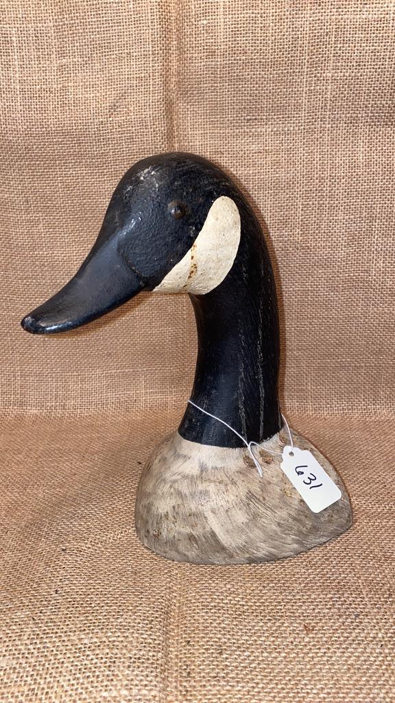 CANADA GOOSE CAST IRON DOOR STOP: ~