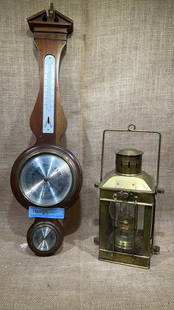 BAROMETER & CARGO LIGHT LANTERN: ~