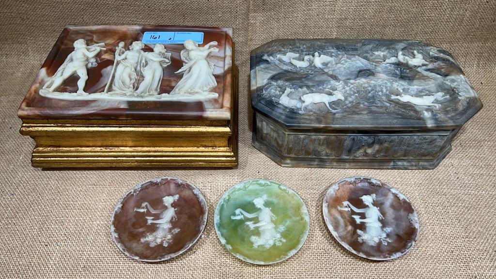 2 DRESSER BOXES & 3 PLATES (1 of 9)