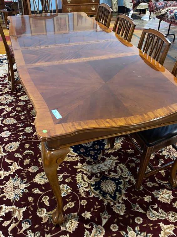 LG BANDED DINING ROOM TABLE (1 of 5)