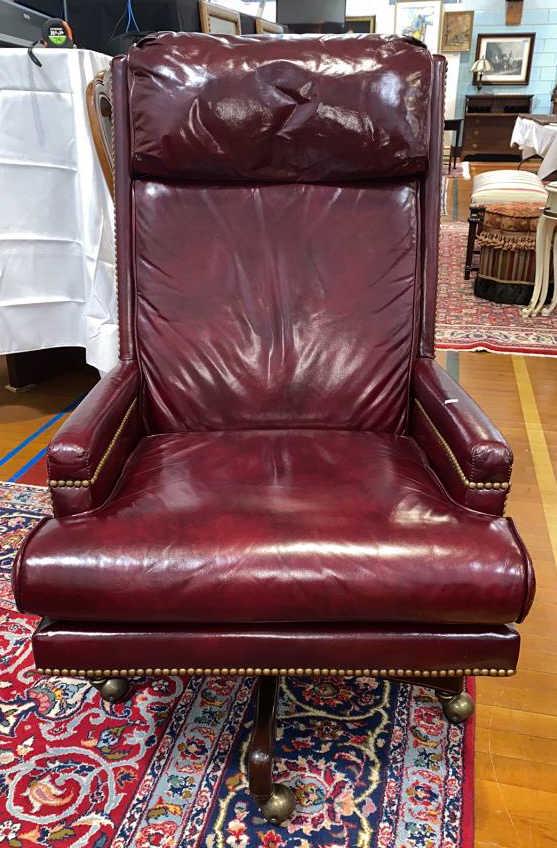 HANCOCK & MOORE LEATHER OFFICE CHAIR (1 of 5)