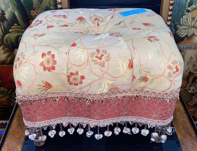 SMALL DECORATED FOOT STOOL (1 of 3)
