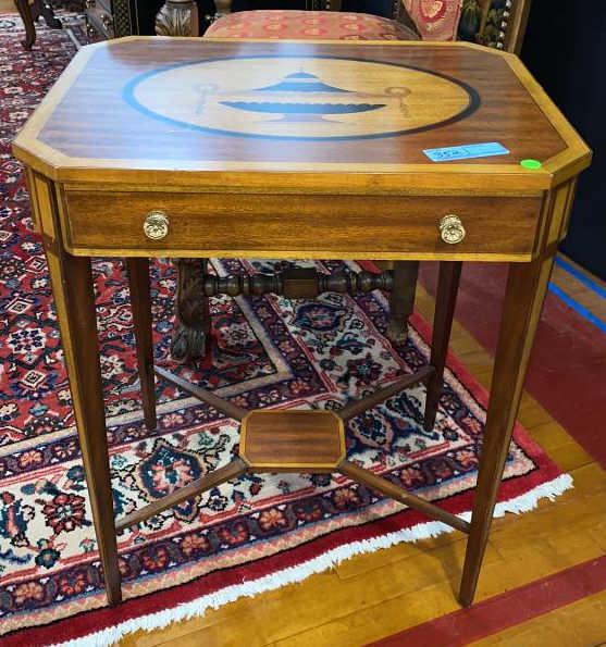 MAITLAND SMITH INLAID 1 DRAWER STAND (1 of 5)