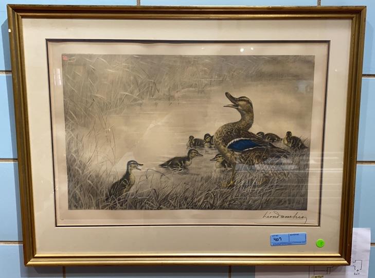DUCK PRINT BY LEON DANCHIN (1 of 3)
