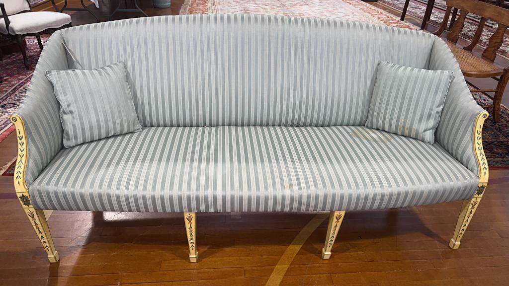 FRENCH STYLE PAINT DECORATED SOFA (1 of 6)