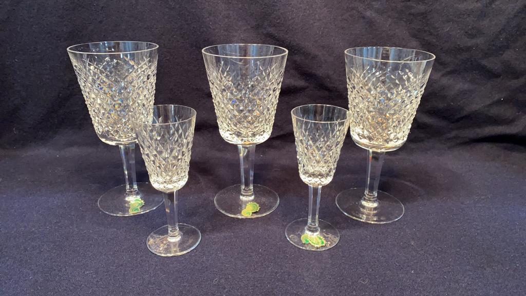 5 PIECES OF WATERFORD STEMWARE (1 of 4)