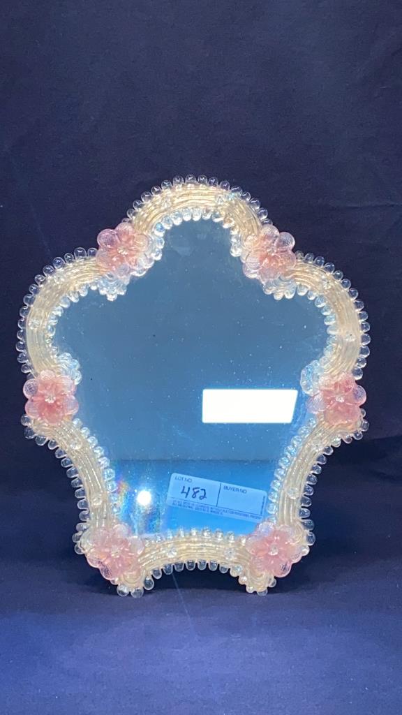 VENETIAN GLASS FREE STANDING MIRROR (1 of 4)