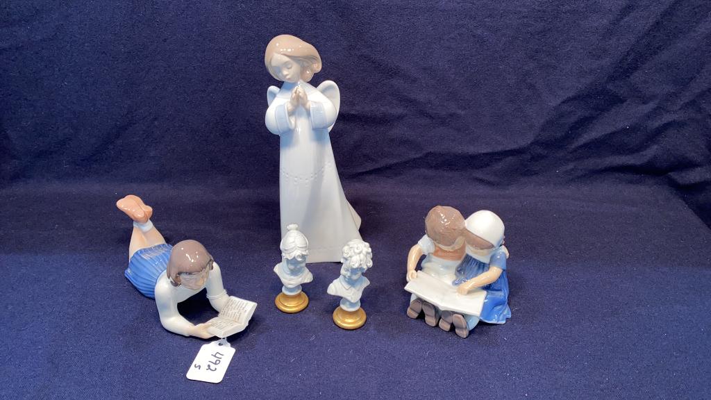 1 LLADRO, 2 B&G, 2 CAPODIMONTE BUSTS (1 of 8)