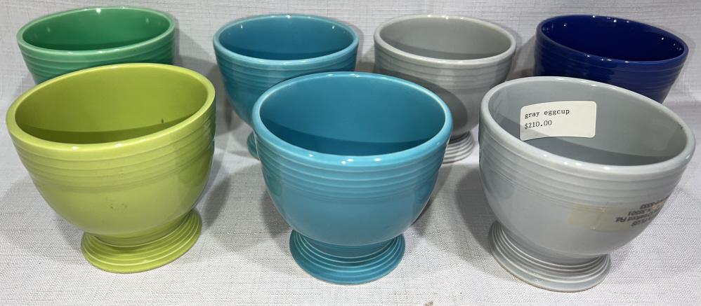 7 VARIOUS FIESTAWARE CUSTARD CUPS (1 of 4)