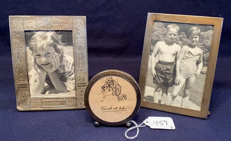 3 SMALL STERLING FRAMES (1 of 4)