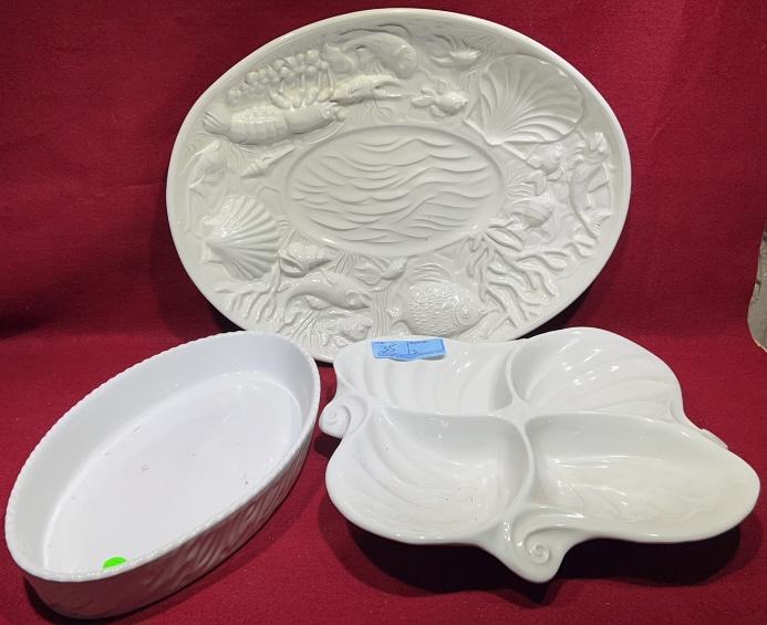 3 LARGE FORTESSA ITALY SERVING PLATTERS (1 of 7)