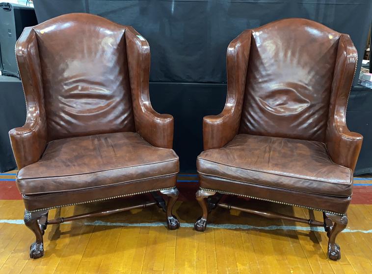 PR KITTINGER (HN9) HISTORIC NEWPORT LEATHER WING (1 of 7)