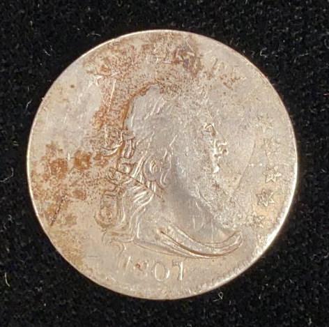 1807 HALF DOLLAR COIN (1 of 5)