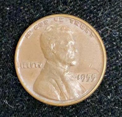 1955 DOUBLE DIE WHEAT PENNY (1 of 6)
