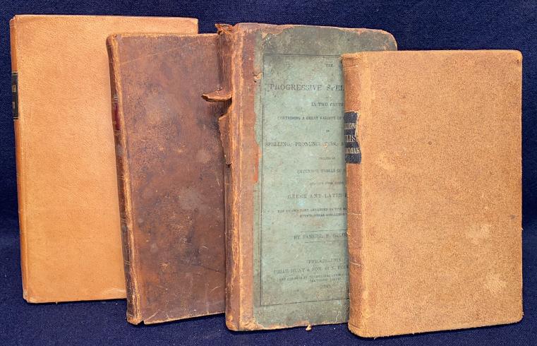 4 ANTIQUE GRAMMAR & SCHOOL BOOKS (1 of 10)