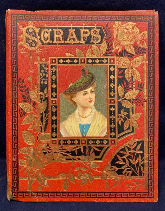 ANTIQUE TRAVEL IN HOTEL TRADE CARD SCRAPBOOK (1 of 8)