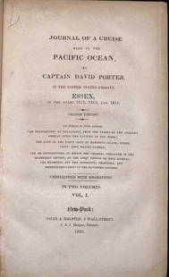 JOURNAL OF A CRUISE MADE TO THE PACIFIC OCEAN: BY CAPTAIN DAVID PORTER - 1822 - 2 VOLUMES IN ONE