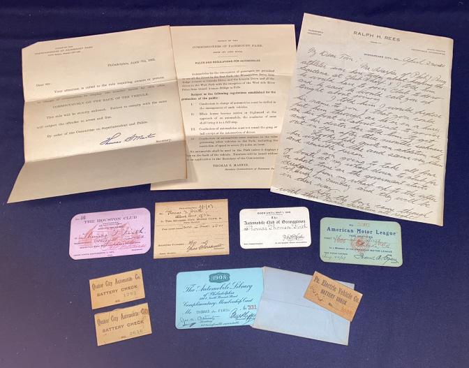 COLLECTION OF AUTOMOBILE EPHEMERA (1 of 9)