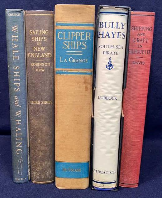 5 NAUTICAL/SHIPS RELATED HARDBOUND BOOKS (1 of 9)