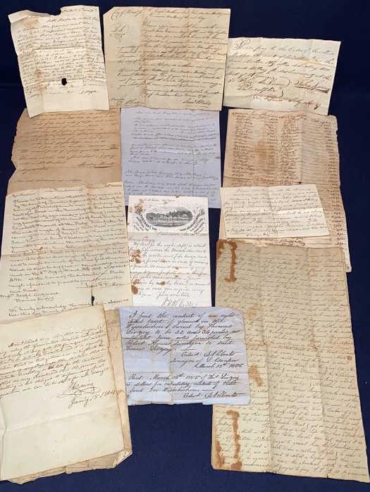 VARIOUS ANTIQUE LIVEZEY FAMILY DOCUMENTS & LETTERS (1 of 9)